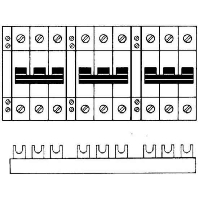 SZ-PSB 49 N - Phase busbar 3-p 10mm² 176mm SZ-PSB 49 N