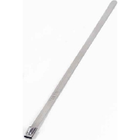 YLS-4.6-100A (100 Stück) - Cable tie 4,6x100mm metallic silver YLS-4.6-100A