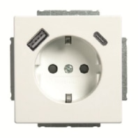 20 EUCB2USBAC-44M - Socket outlet protective contact 20 EUCB2USBAC-44M