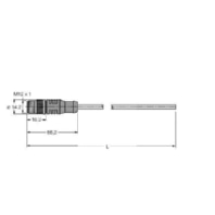 RSSW451-3M - Circular connector for field assembly RSSW451-3M