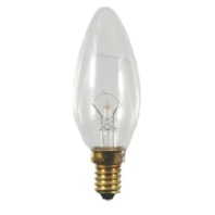 40893 - Candle-shaped lamp 40W 240V E14 clear