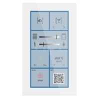 BE-GTSP6TW.01 - KNX Glass Touch Smart Plus 6 inch, white BE-GTSP6TW.01