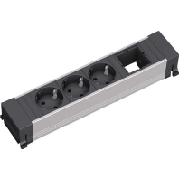 909.004 - Socket outlet strip aluminium 909.004