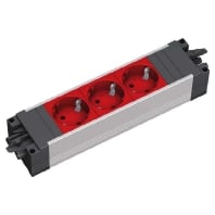 336.067 - Socket outlet strip aluminium 336.067