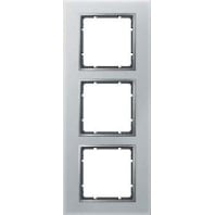 10136414 - Frame 3-gang aluminium 10136414