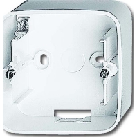 1701-24G - Surface mounted housing 1-gang white 1701-24G