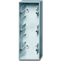 1703-83 - Surface mounted housing 3-gang aluminium 1703-83