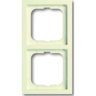 1722-182 - Frame 2-gang cream white 1722-182