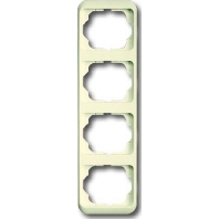 1734-22G - Frame 4-gang cream white 1734-22G