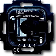 6520 U - Dimmer flush mounted 200...800VA 6520 U