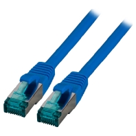 EC6000A 0.5m bl - RJ45 8(8) Patch cord 6A (TIA) EC6000A 0.5m bl