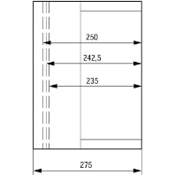 CI44E-250 - Distribution cabinet (empty) 375x375mm CI44E-250