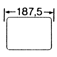 FL2-X - Blind plate for enclosure FL2-X