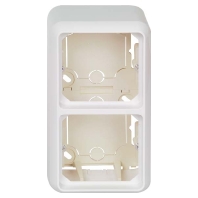 ELG234214 - Surface mounted housing 2-gang white ELG234214