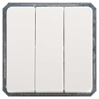 201104 - Off switch 3x1-pole flush mounted white 201104