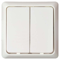 506354 - Push button 2 make contacts (NO) white 506354