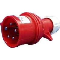 S3815 - CEE plug 16A 4p 6h 400 V (50+60 Hz) red S3815