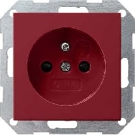 011102 - Socket outlet (receptacle) red 011102