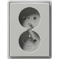 079542 - Socket outlet (receptacle) grey 079542