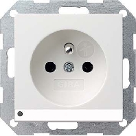 117227 - Socket outlet (receptacle) white 117227