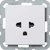 284027 - Socket outlet (receptacle) white 284027