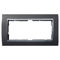 100281 - Frame 2-gang anthracite 100281