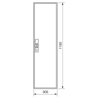 ZB31ES - Empty meter cabinet IP44 1100x300mm ZB31ES