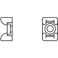 KR6G5-N66-NA (100 Stück) - Mounting element for cable tie KR6G5-N66-NA