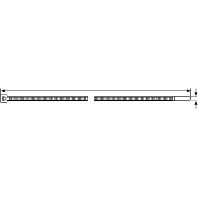 T120M-N66-NA (100 Stück) - Cable tie 7,6x460mm natural colour T120M-N66-NA