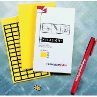 TAG124FB-270-YE - Labelling material 11x19mm yellow TAG124FB-270-YE