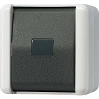 833-2 W - Push button 1 change-over contact grey 833-2 W