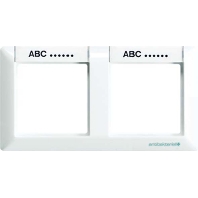 ABAS 5820 NA WW - Frame 2-gang white ABAS 5820 NA WW