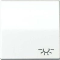 ABAS 591 L WW - Cover plate for switch/push button white ABAS 591 L WW