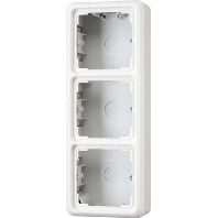 CD 583 A BR - Surface mounted housing 3-gang brown CD 583 A BR