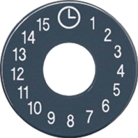 SKS 11015 - Cover plate for time switch black SKS 11015