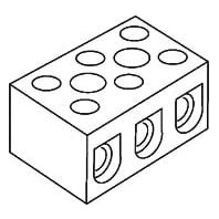 127.G - Terminal strip 2-p 0,75...2,5mm² 127.G