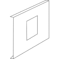 HKLD03/110.3 - Face plate for device mount wireway HKLD03/110.3