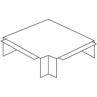 W60110.3 - Flat bend for cable duct 60x107mm W60110.3