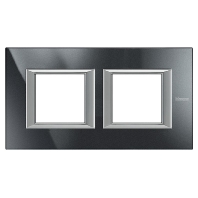 HA4802M2HHS - Frame 2-gang anthracite HA4802M2HHS