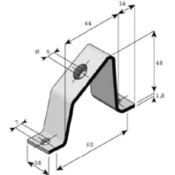 7879-1 (10 Stück) - Mounting angle bracket for enclosure