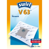 V 63 MicroPor (VE4) - Bag for vacuum cleaner V 63 MicroPor (quantity: 4)