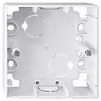 519125 - Surface mounted housing 1-gang white 519125