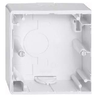 MEG4014-1425 - Surface mounted housing 1-gang white MEG4014-1425