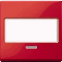 MEG3370-0306 - Cover plate for switch/push button red MEG3370-0306