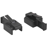 816719-01-2-I (10 Stück) - Dust shield for plug connections black 816719-01-2-I