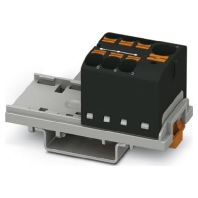 PTFIX 10/6X4-NS35 BK (8 Stück) - Feed-through terminal block 28,6mm 32A PTFIX 10/6X4-NS35 BK