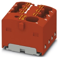 PTFIX 4/6X1,5 RD (20 Stück) - Feed-through terminal block 19mm 17,5A PTFIX 4/6X1,5 RD