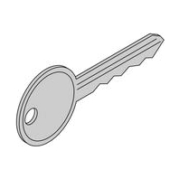 60127018 (15 Stück) - Cylinder key for enclosure 60127-018