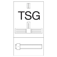 ZAD310BP0 - Panel for distribution board 450x250mm ZAD310BP0