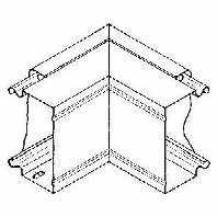 LUAC 60.200 - Outer corner for cable duct 60x200mm LUAC 60.200